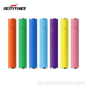 finish colorful 510 thread cbd vape battery